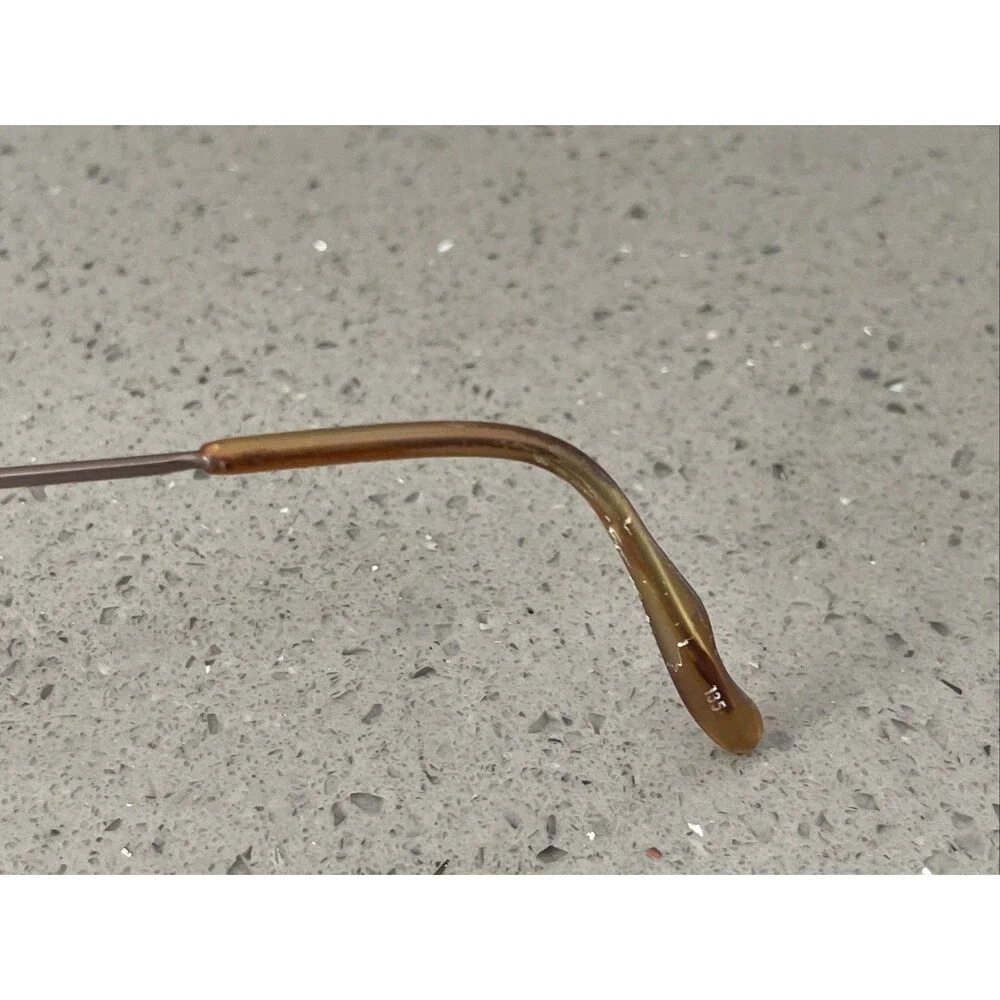 Yves Cogan Y112 ABR 52-19-135 Gold Eyeglasses Frames ONLY bronze full rim